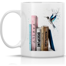 Mio Life The Books And Bird Kitaplar ve Kuş Kupa Bardak