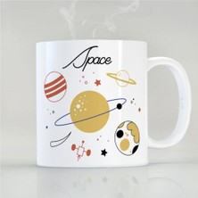 Mio Life Uzay Space Özel Tasarım Kupa Bardak