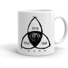 Mio Life Dark Dizi Loga Baskılı Kupa Bardak