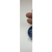 Stilix Garage Ford Logolu Damla Metal Anahtarlık Çift Yönlü (1 Adet)