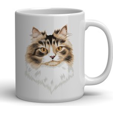 Mio Life Kedi Baskılı Kupa