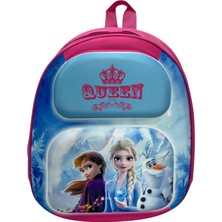 KumOziShop Kız Çocuk Çeşit Çeşit Baskılı Kabartmalı Anaokulu Kreş ve Günlük Kullanım Çantası