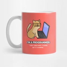 Mio Life I'm A Programmer - Cat Edition - Orange Kupa