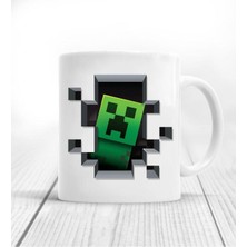 Mio Life Creeper Baskılı Beyaz Porselen Kupa Bardak