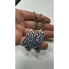 Stilix Garage Ford ile Uygun Logolu Metal Anahtarlık Şık Tasarım ile Fark Yaratın 2 Adet