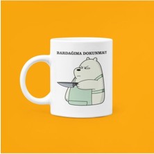 Mio Life Bardağıma Dokunma Baskılı Mood Seramik Kupa 330ML