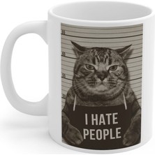 Mio Life I Hate People Baskılı Kupa Bardak