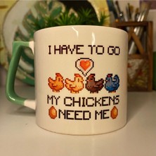 Mio Life Stardew Walley Pixel Baskılı Kupa Bardak Çay Kahve Fincanı