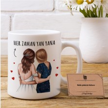 Mio Life Arkadaşa Hediye Bff Kupa Bardak (2 Taraflı Baskı)