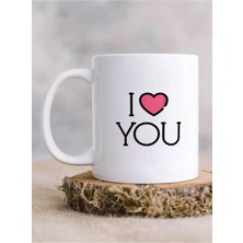 Mio Life Sevgililer Günü Love You Kupa Bardak