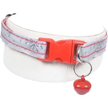 X-Perk Zilli Kedi Köpek Tasması Boyun Tasma Ayarlı