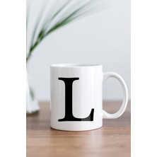 Mio Life L Harfi Baskılı Kupa Bardak