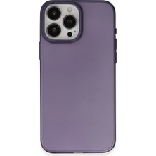 Pazarcan Iphone 15 Pro Max Kılıf Modos Metal Kapak - Derin Mor