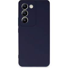 Pazarcan Vivo V30 Lite 4g Kılıf First Silikon - Lacivert