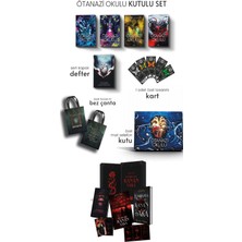 Ephesus Yayınları Ötanazi Okulu 4 Kitap Hediyeli Kutu Ciltli ve Kasırgaya Kanan Saka 1 Hediyeli Özel Kutu