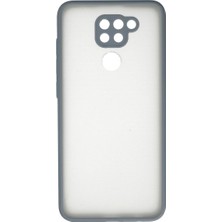 Pazarcan Redmi Note 9 Kılıf Montreal Silikon Kapak - Gri