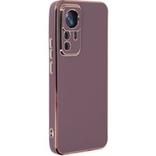 Pazarcan Mi 12T Pro Kılıf Volet Silikon - Mor