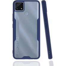 Pazarcan Realme C25 Kılıf Platin Silikon - Lacivert