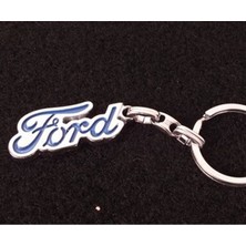 Stilix Garage Focus Fiesta Kuga 3D Oto Anahtarlık Gümüş  1 Adet