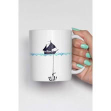 Mio Life Minimal Tekne Deniz Macera Tema "magellan Mug" Hediyelik Kupa