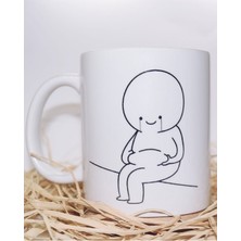 Mio Life Beyaz Kilo Aldım Şişman Mug Kupa