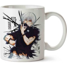 Mio Life Tokyo Ghoul Ken Kaneki Iki Tarafı Baskılı Kupa Bardak