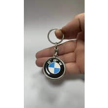 Stilix Garage Bmw Yazılı Metal Anahtarlık Çift Yönlü (1 Adet)