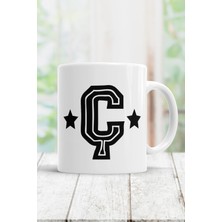 Mio Life Beyaz Ç Harfi Baskılı Kupa Bardak