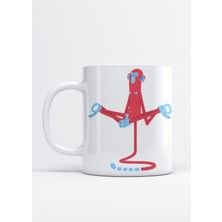 Mio Life Meditasyon Yapan Maymun Baskılı Kupa Bardak