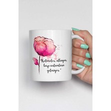 Mio Life Oğuz Atay Sözleri Seramik Kupaçiçek Tasarım