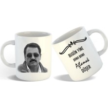 Mio Life Bugün Yine Bana Ağlamak Düşer Tasarımlı Beyaz Kupa Bardak