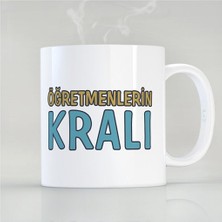 Mio Life Öğretmenlerin Kralı Meslek Hediyesi Özel Tasarım Kupa Bardak