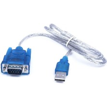 USB To RS232 Çevirici Dönüştürücü 9 Pin Uydu Receiver Kablosu 4891