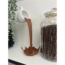 Dekoratif Dökülen Kahve Figürü - Kahve Köşesi - Coffee Corner 20CM