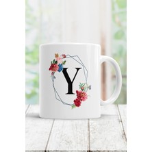 Mio Life Y Harfi Baskılı Kupa Bardak