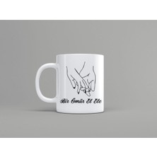 Mio Life Beyaz Bir Ömür El Ele Sevgili Kupa Bardak