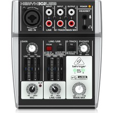 302USB 2 Kanal USB Ses Kartlı Stüdyo Mikseri