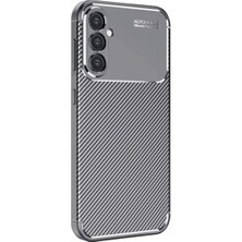 Pazarcan Samsung Galaxy A16 5g Kılıf Auto Focus Karbon Kapak - Gri