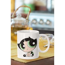 Mio Life Powerpuff Girls Buttercup Baskılı Porselen Kupa Bardak