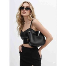 Mira Premium Siyah Kadın Omuz Çantası A+++ – Minimal Lüks Tasarım, Zamansız Şıklık