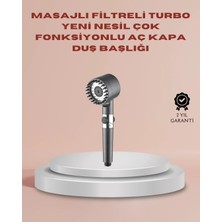 Eco Lounge Filtreli Masaj Özellikli Duş Başlığı Aç Kapa Tuşlu