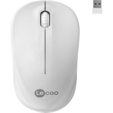 Lecoo WS206 Kablosuz 1200DPI 3 Tuşlu Sessiz Pc, Mac, Dizüstü Bilgisayar Için, USB Mini Alıcı ile Opt