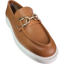 Hakiki Deri Mevsimlik Kadın Ayakkabı - Toka Detaylı ve Eva Tabanlı Zarif Tasarım