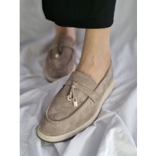 Hakiki Deri Kadın Şık ve Rahat Loafer Ayakkabı