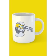 Mio Life Spongebob/statue Head Baskılı Porselen Kupa