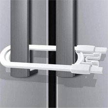 Bebek Çocuk Dolap Çekmece Koruma Raylı Güvenlik Sistemi Dolap Kilidi