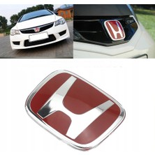 Honda Civic 2006-2012 Fd6 Kırmızı H Ön Panjur Ablem-Logo