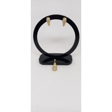 Xuping Jewelry Taşlı Küpe ve Kolye Ucu Set
