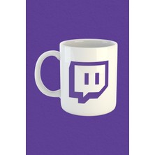 Mio Life Twitch Logo Tasarım Porselen Kupa Bardak