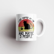 Mio Life Kedi Kahve Kupa | Kupa Bardak | Seramik Kupa | Hediyelik Kupa | Baskı Kupa